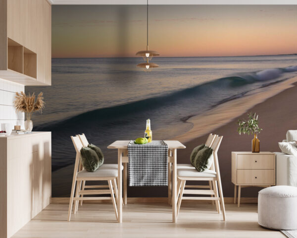 Wave on a beach Wall murals Wave on a beach