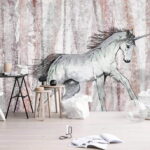 Wall murals Drawing of a horse