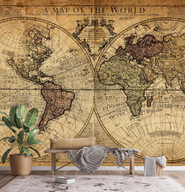Map of south america Wall murals Map of south america