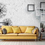 Wall murals Wallpaper with a couple of people riding a bike
