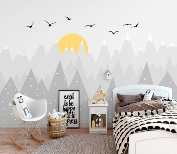 Silhouette of a bird Wall murals Silhouette of a bird