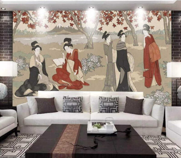 Cartoon of a man in a robe Wall murals Cartoon of a man in a robe