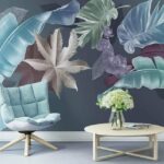 Wall murals Nature’s elegance in soft hues.