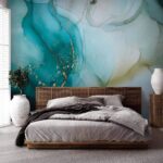Wall murals Flowing colors in serene harmony.
