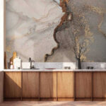 Wall murals Abstract art with textured patterns