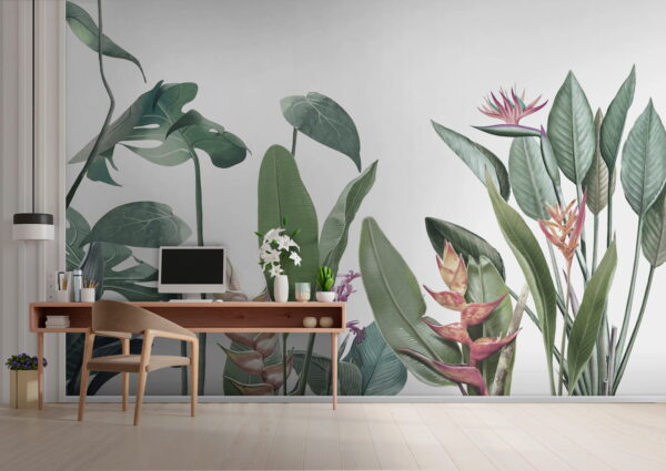 Lush foliage design for nature lovers Wall murals Lush foliage design for nature lovers