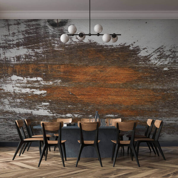 Natural textures in wood surface. Wall murals Natural textures in wood surface.