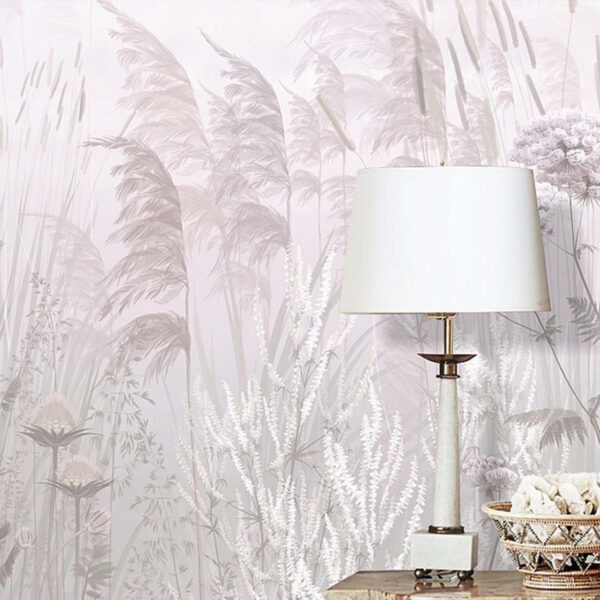 Whispering wildflowers in gentle mist Wall murals Whispering wildflowers in gentle mist