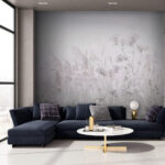 Wall murals Ethereal meadow in muted tones