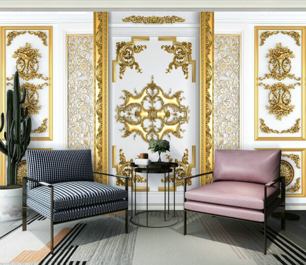 Wall mural Opulent Elegance in Ornate Decorations