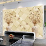 Wall murals Vases with flowers in it