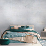 Wall murals Subtle textures on serene white surface
