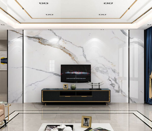 Marble texture with natural veins Wall murals Marble texture with natural veins
