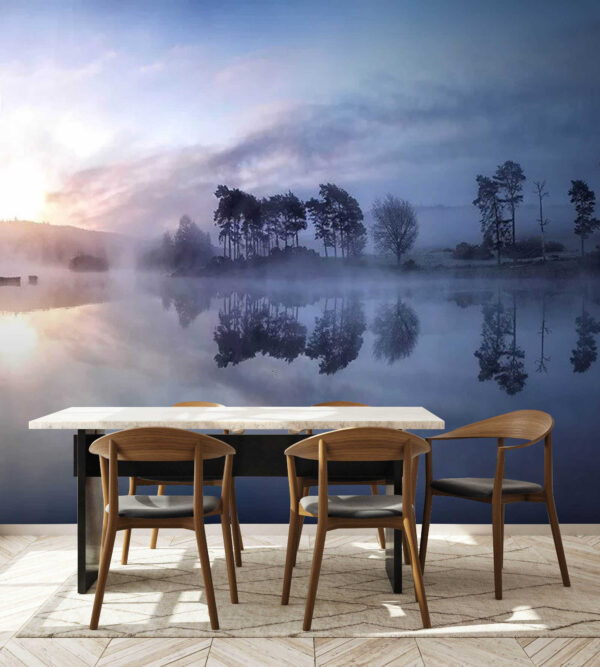 Blue sky with clouds Wall murals Blue sky with clouds