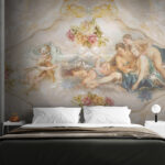 Wall murals Painting of a group of women