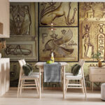 Wall murals Collage of ancient egyptian symbols