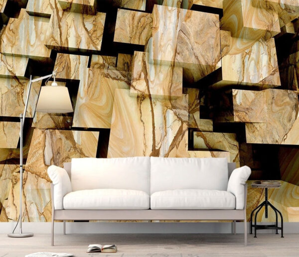 Group of cubes with different colors Wall murals Group of cubes with different colors