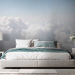 Wall murals Blue sky with clouds