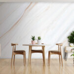 Wall murals White surface with a bird’s foot