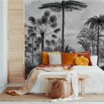 Wall murals Group of palm trees