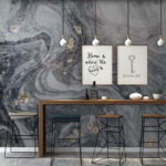 Wall murals Artistic patterns in marble textures.