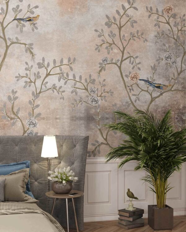 Tree with birds on it Wall murals Tree with birds on it