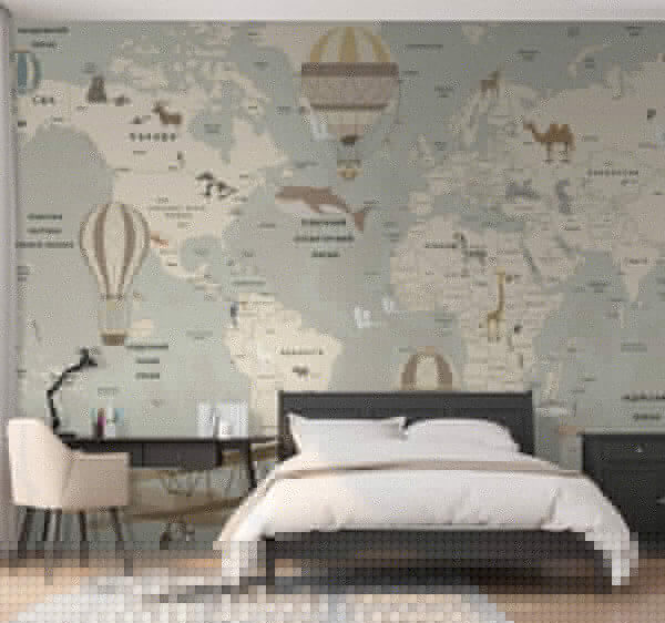 Cartoon of a plane Wall murals Cartoon of a plane
