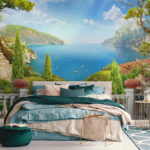 Wall murals Bird flying in the sky