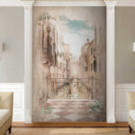 Wall murals Venetian street with ornate balcony