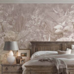 Wall murals Nature’s delicate foliage design