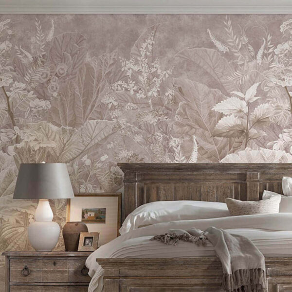 Nature’s delicate foliage design Wall murals Nature’s delicate foliage design