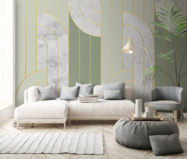 Elegant pattern with soothing colors Wall murals Elegant pattern with soothing colors