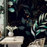 Wall murals Pattern of leaves and branches
