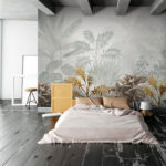 Wall murals Lush tropical leaves blend seamlessly.