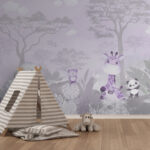 Wall mural Cartoon of a panda