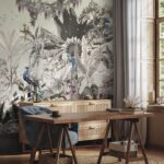 Wall murals Mural of birds and plants