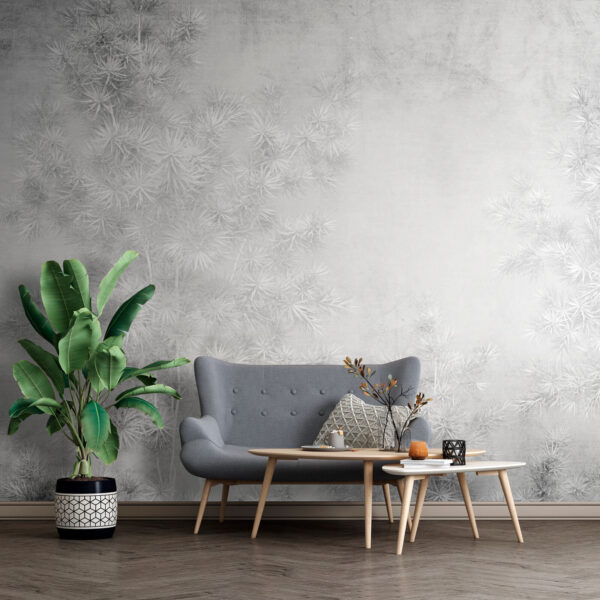 White background with trees Wall murals White background with trees