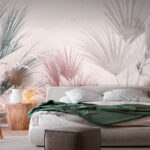Wall murals Black and white image of a horse