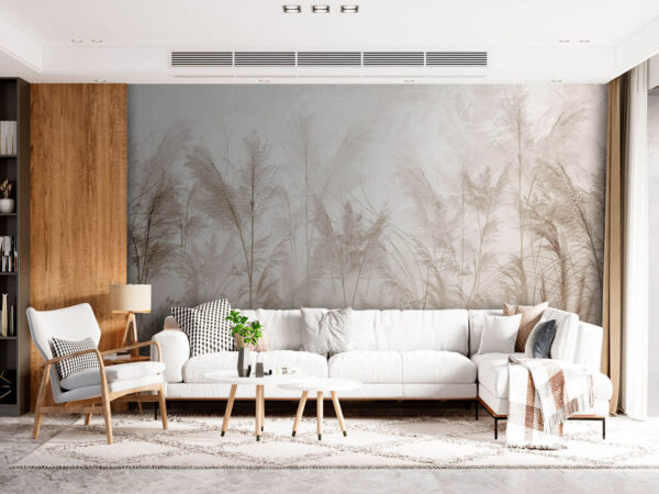 Gentle breeze through tall grass Wall murals Gentle breeze through tall grass