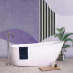 Wall mural Black and white striped background
