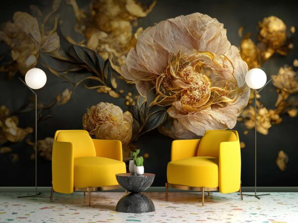 Delicate roses in rich hues Wall murals Delicate roses in rich hues