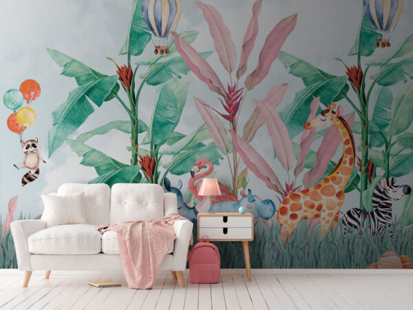 Raccoon with a bow tie Wall murals Raccoon with a bow tie