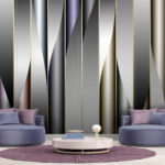 Wall murals Black and white picture frame