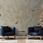 Wall murals Bird flying in the air