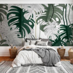 Wall murals Nature’s lush green elegance on display