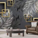 Wall murals Picture frame on a wall