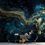 Wall murals Liquid Midnight: Nature’s Abstract Art
