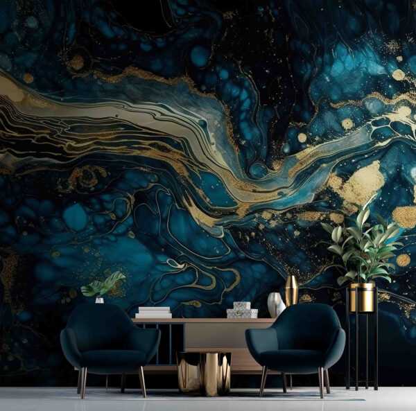 Liquid Midnight: Nature’s Abstract Art Wall murals Liquid Midnight: Nature’s Abstract Art