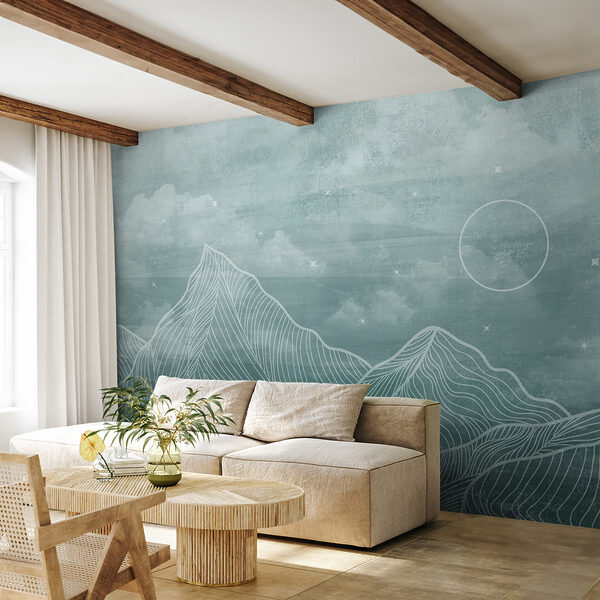 Wall murals Wall murals White circle in a circle (SKU: u98838)