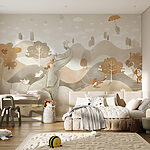 Wall murals Cartoon of a fox